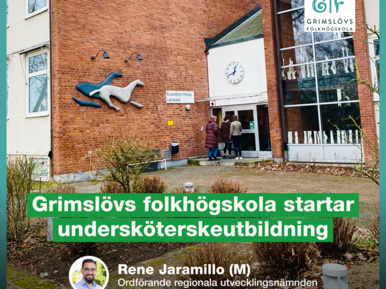 Grimslövs folkhögskola startar undersköterskeutbildning