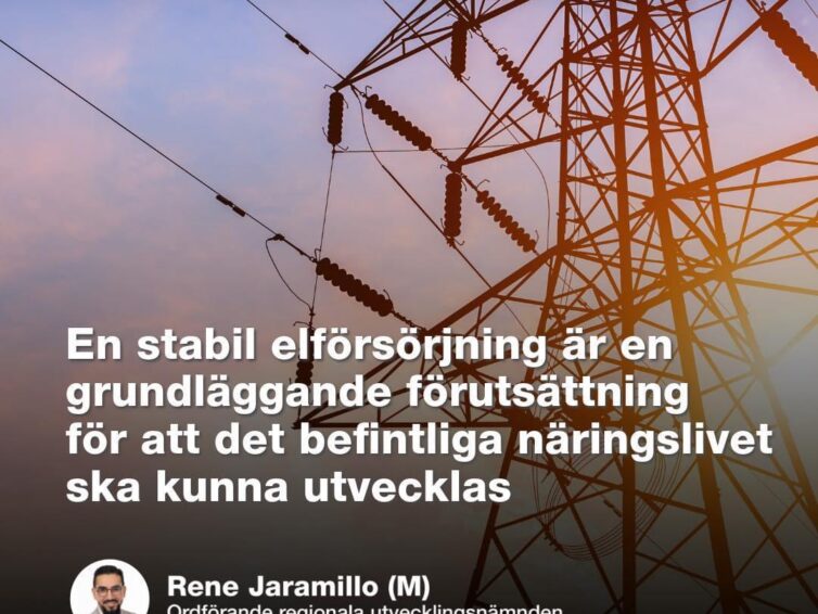 Strategiskt projekt för robust elförsörjning och näringslivsutveckling