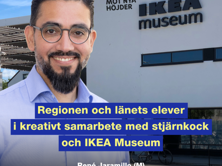 Regionen och länets elever i kreativt samarbete med stjärnkock och IKEA Museum